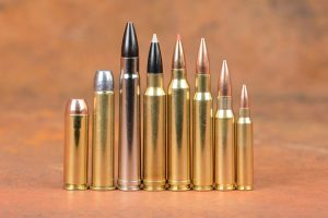 Rifle ammunition used for hunting