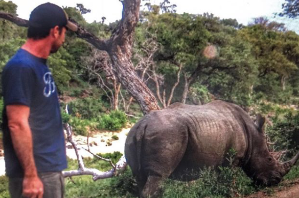 Corey Knowlton hunts rare black rhino