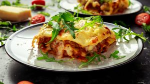 Venison lasagna